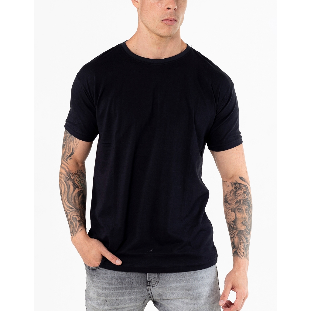 Camiseta Básica  Premium 100% Algodão Camisa Blusa Masculina Básica Lisa Alta Qualidade Desconto