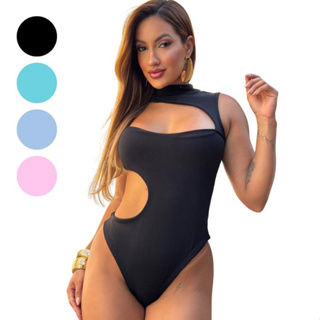 Body Recortes Moda Gringa Malha Premium Cores Novas em Oferta na Shopee