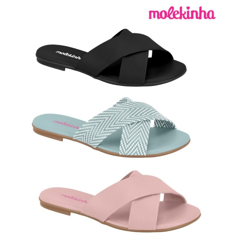 SANDÁLIA RASTEIRA INFANTIL MENINAS MOLEKINHA 2371.101 em Oferta na Shopee