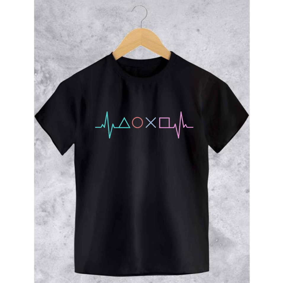 Camisa Camiseta Gamer Infantil Juvenil Unissex | 100% Algodão Premium | Confortável e Estilosa