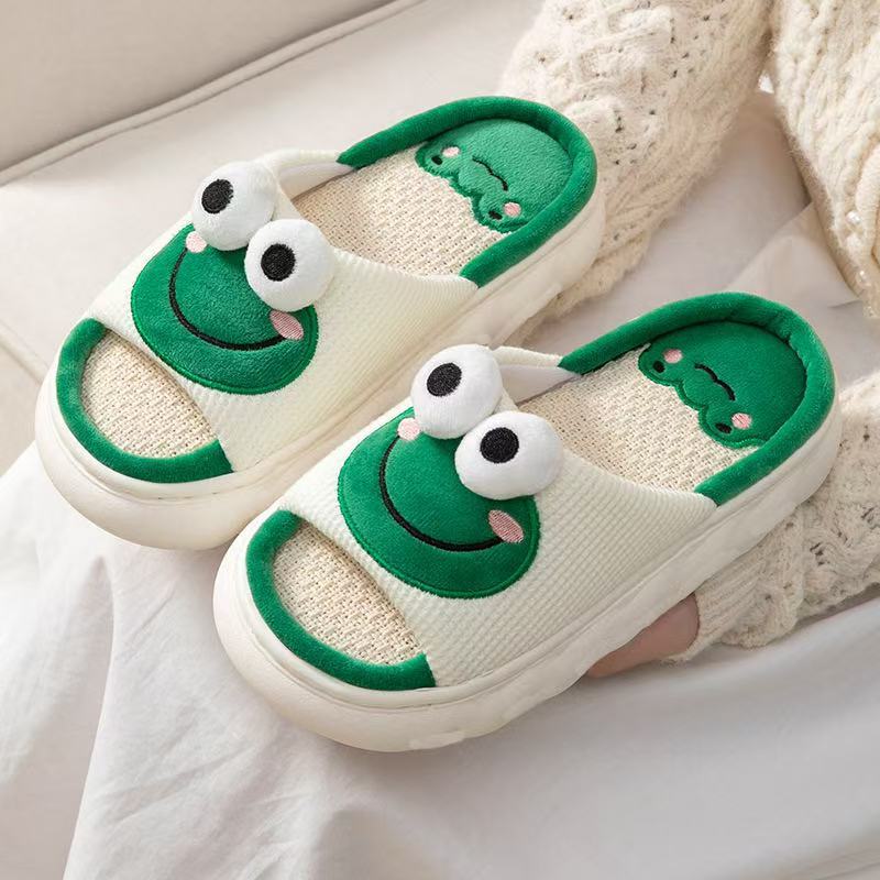 Pantufa Chinelo Sapo Feminina e Masculina – Super Macia, Confortável e Antiderrapante | Fofa, Quentinha e Aconchegante