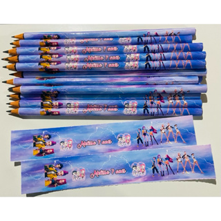 25 lembrancinha lápis personalizado para festa infantil Guerreiras do Kpop em Oferta na Shopee
