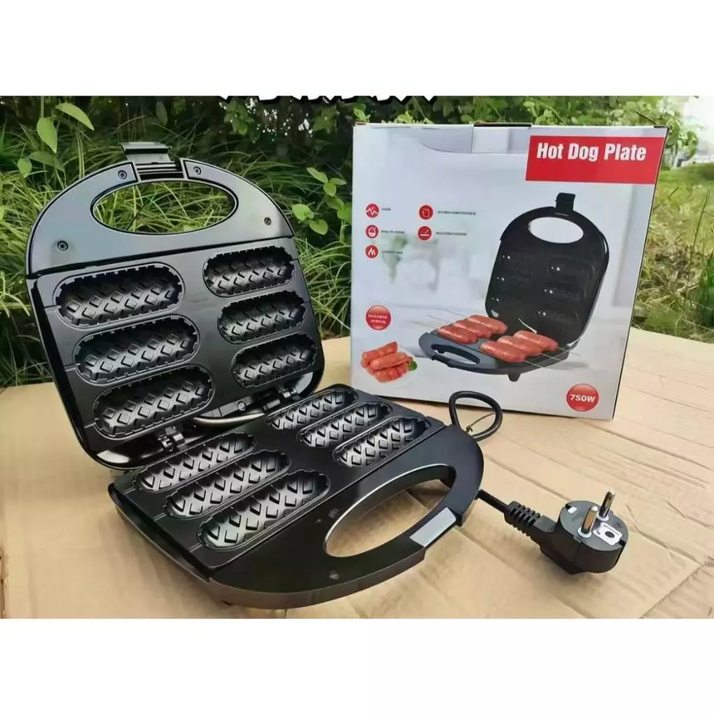 Grill Crepeira E Hot Dog Elétrica Antiaderente 110v-220v