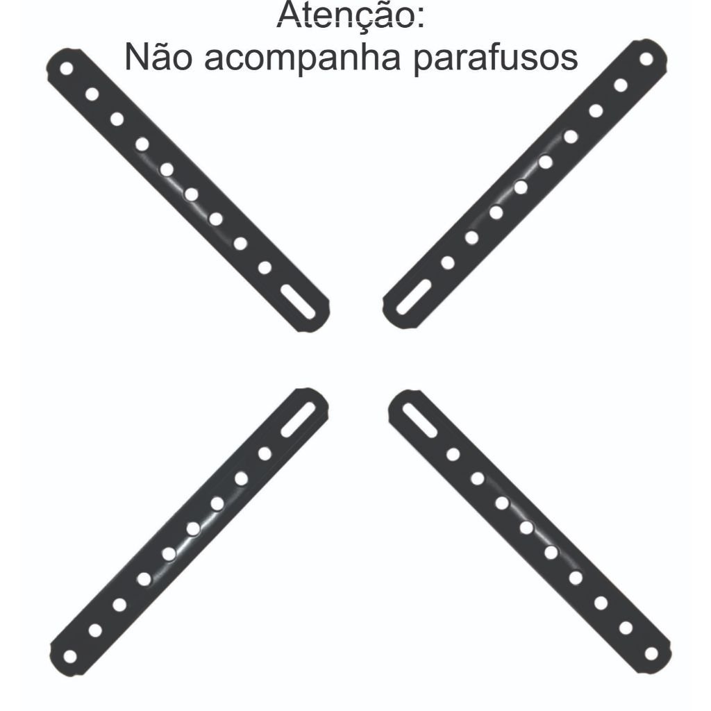 Haste (Regua) Tirante, Extensor Para Suporte De Tv Articulado (4 Pçs)