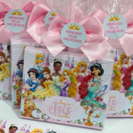 KIT MASSINHA Personalizado Princesas | Lembrancinha Festa Infantil | Com Cortadores | Fazemos qualquer Tema