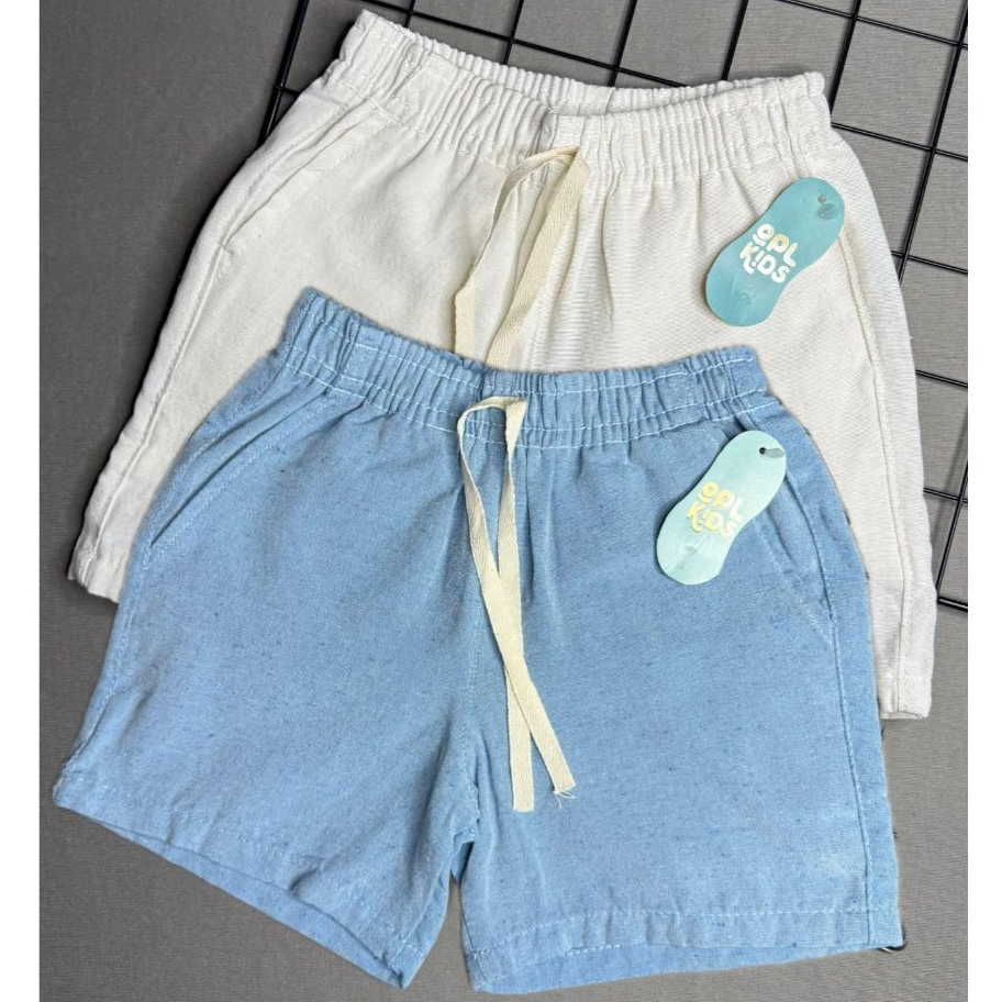 Kit 2 Short Linho Menino Mauricinho Infantil e Juvenil Masculino em Oferta na Shopee