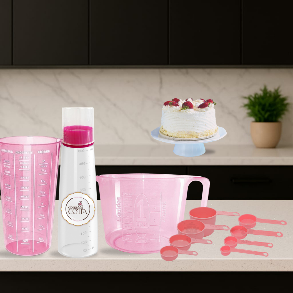 utencilios de cozinha rosa 11 peças, itens de cozinha, tudo de casa rosa, medidor de cozinha