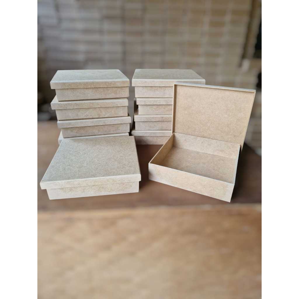 10 caixa padrinho casamento 20x20x5 MDF em Oferta na Shopee