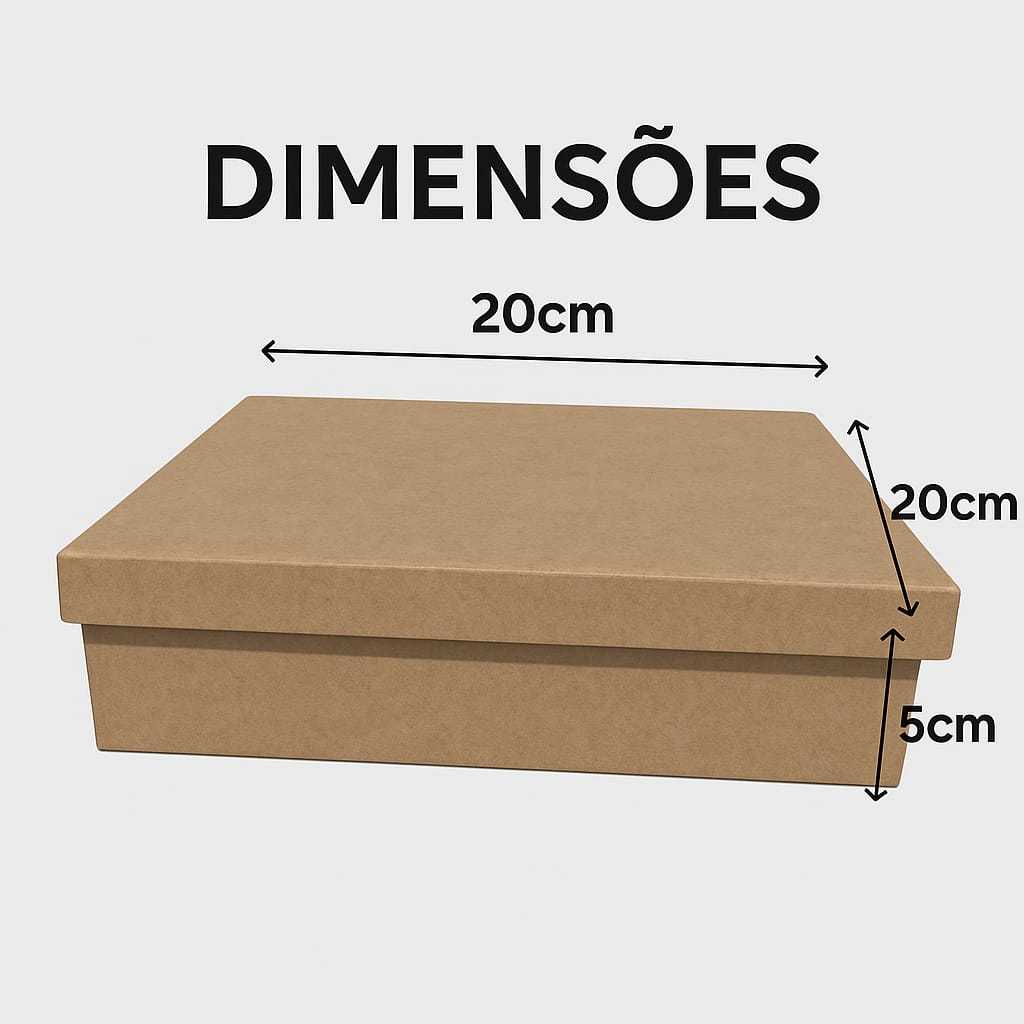 25 caixas 20x20x5 Caixa madrinha em Oferta na Shopee