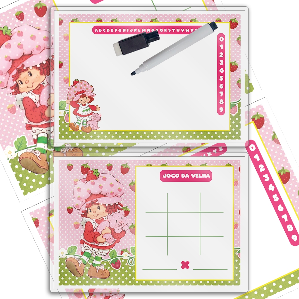 Lousa Mágica Lembrancinha Para Aniversário Festa Infantil Tema Moranguinho Antiga em Oferta na Shopee