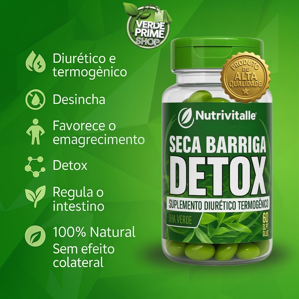 Suplemento Natural| Composto de Fibras+vitaminas+Extratos Naturais| 60 Cápsulas Gelatinosas