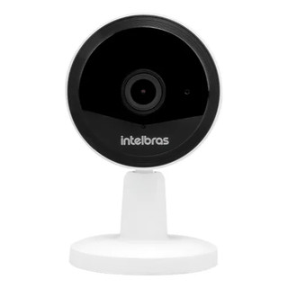 Câmera Inteligente Wi-Fi Intelbras iM1 HD – Visão Noturna, Áudio Bidirecional e Interação por Voz – Cor Branca