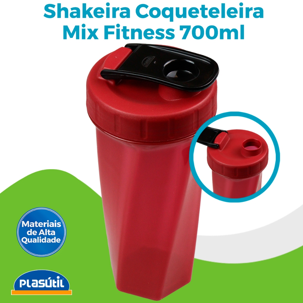 Shakeira Coqueteleira 700ml Fitness Academia Suplementos Pré Treino Whey Creatina