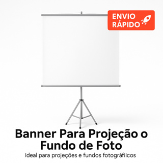 Banner de Projeção Portátil PREMIUM | Fundo Fotográfico Profissional para Estúdio e Apresentações em Oferta na Shopee