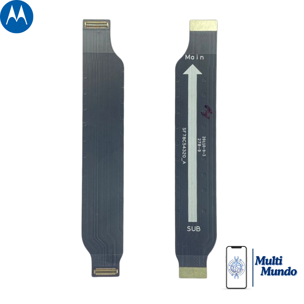 Cabo Flex Main Sub Placa Mãe Carga P/ Moto One Hyper Xt2027