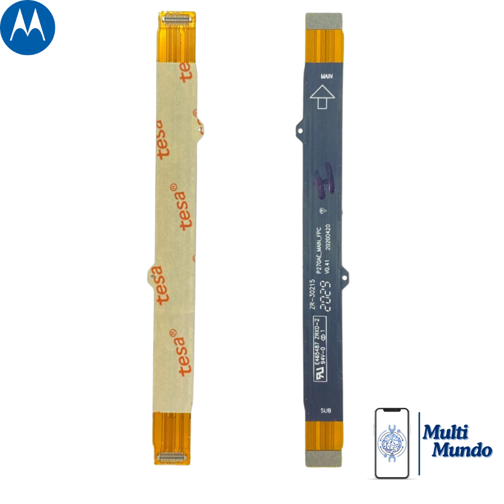 Cabo Flex Da Placa Carga Main Sub Para Moto G9 Moto G9 Play