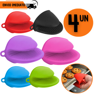 Kit 4 Pegador de Silicone Anti-Queimadura Para Assadeiras e Panelas em Oferta na Shopee
