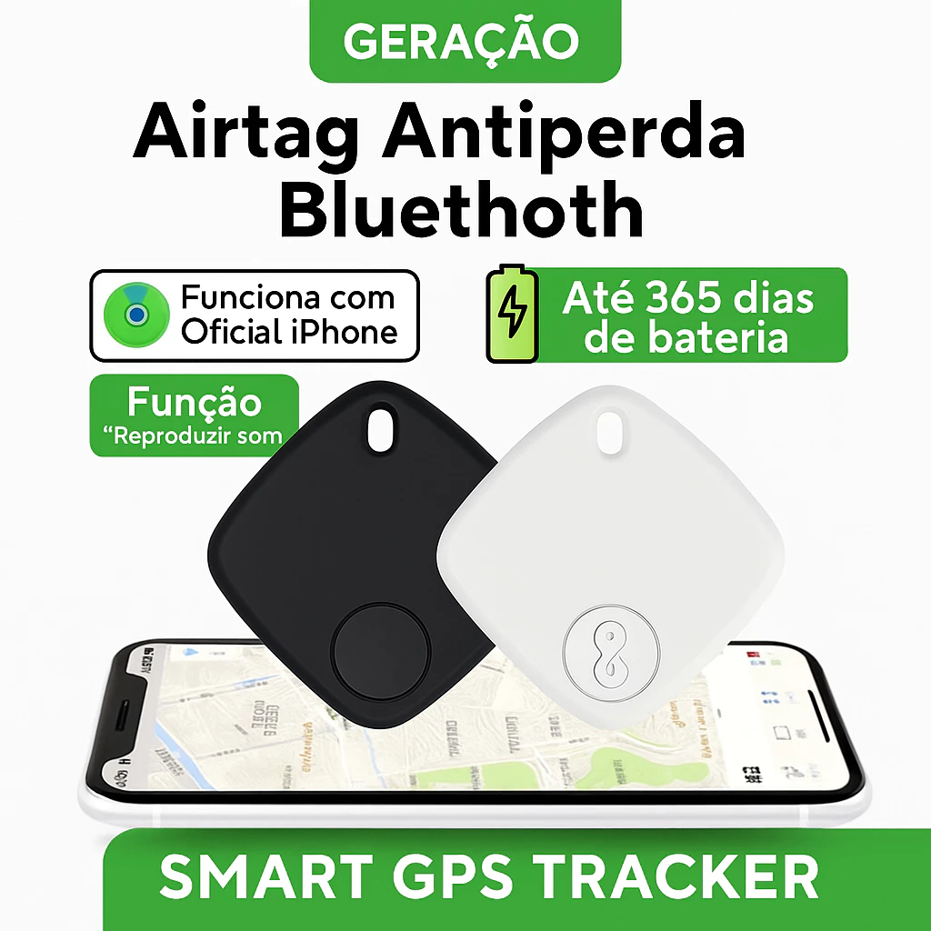 Rastreador AirTag Smart Tag MFI Localizador GPS Mala Carro Moto Pet Criança Sem Limite de Distância