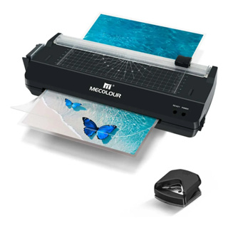 MECOLOUR Plastificadora Nova Laminadora Refiladora A4 A5 A6 3x1 Quente Frio em Oferta na Shopee