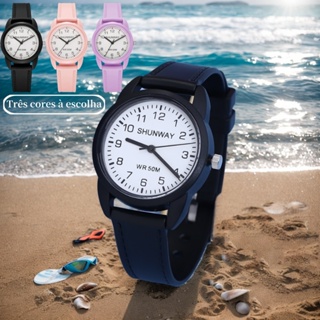 Relógio Feminino Esportivo À Prova D'Água 50m Quartzo Analógico Elegante Para Dia a Dia e Lazer em Oferta na Shopee