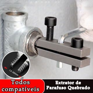 Extrator De Rosca De Tubo Quebrado, Ferramenta De Desmontagem De Válvula De Ângulo De Torneira Compacta De em Oferta na Shopee