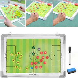 Kit De Prancheta Para Quadra De Futebol, Basquete E Vôlei, Quadro Tático Magnético