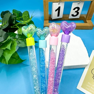 Caneta Esferográfica De 4 Peças Em Forma De Coração De Diamante Rhinestone Metal 0,5 mm Tinta Preta em Oferta na Shopee