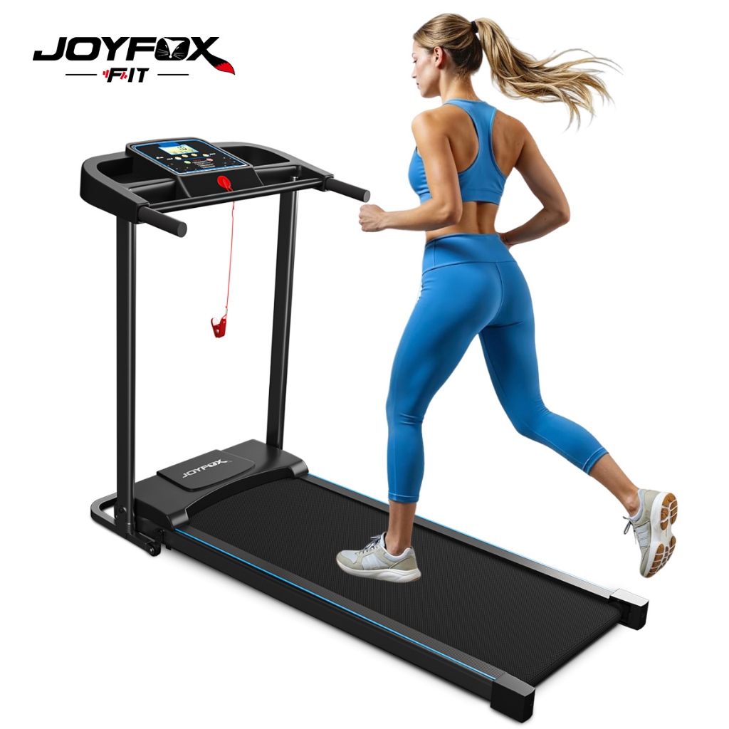 Esteira Elétrica Dobrável 2.0HP Bivolt Silenciosa para Casa com Amortecimento Painel LCD 150kg JOYFOX