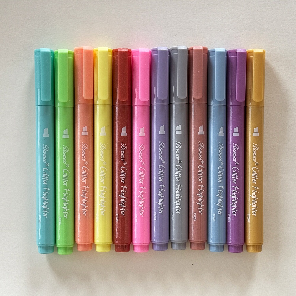 KIT 12 Caneta Marcadora De Arte De Contorno De Linha Dupla Colorida em Oferta na Shopee