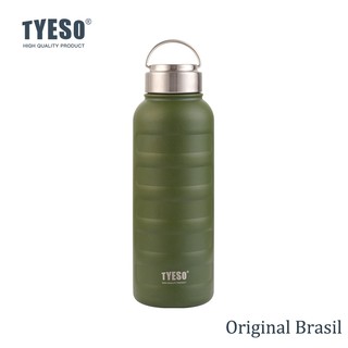 TYESO Garrafa Térmica 1L  Ideal para Academia/Trabalho/Viagem Mantém 6h Quente e 8h Fria