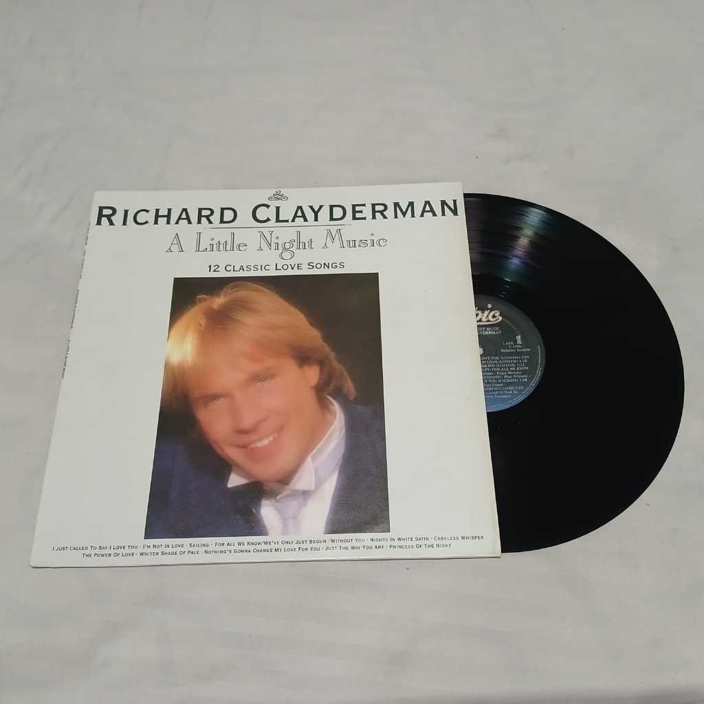 Lp - Richard Clayderman - A Little Night Music - Ano: 1988