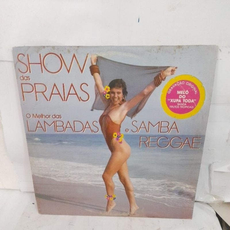 lp vinil show das praias o melhor das lambadas e samba reggae