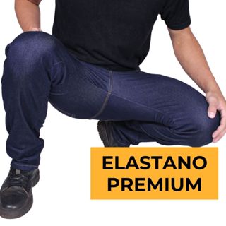 Calça Jeans Masculina Com Elastano Lycra Para Trabalho Serviço Reforçada Original Direto da Fábrica Envio Imediato em Oferta na Shopee
