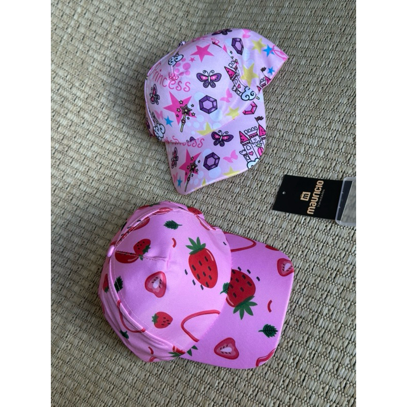 1 Boné Rosa infantil feminino com Estampa de Moranguinhos