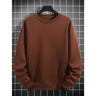 Moletom Masculino Marrom Liso Preto Casaco Sem Estampa Preto Abrigo Preto