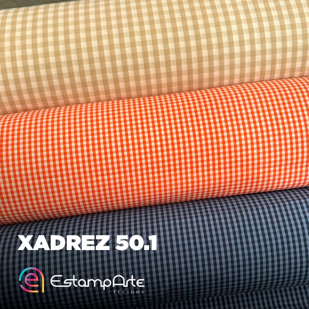 Tecido Xadrez 100% Algodão Artesanato Decoração Moda  Fantasias Forro Blusas