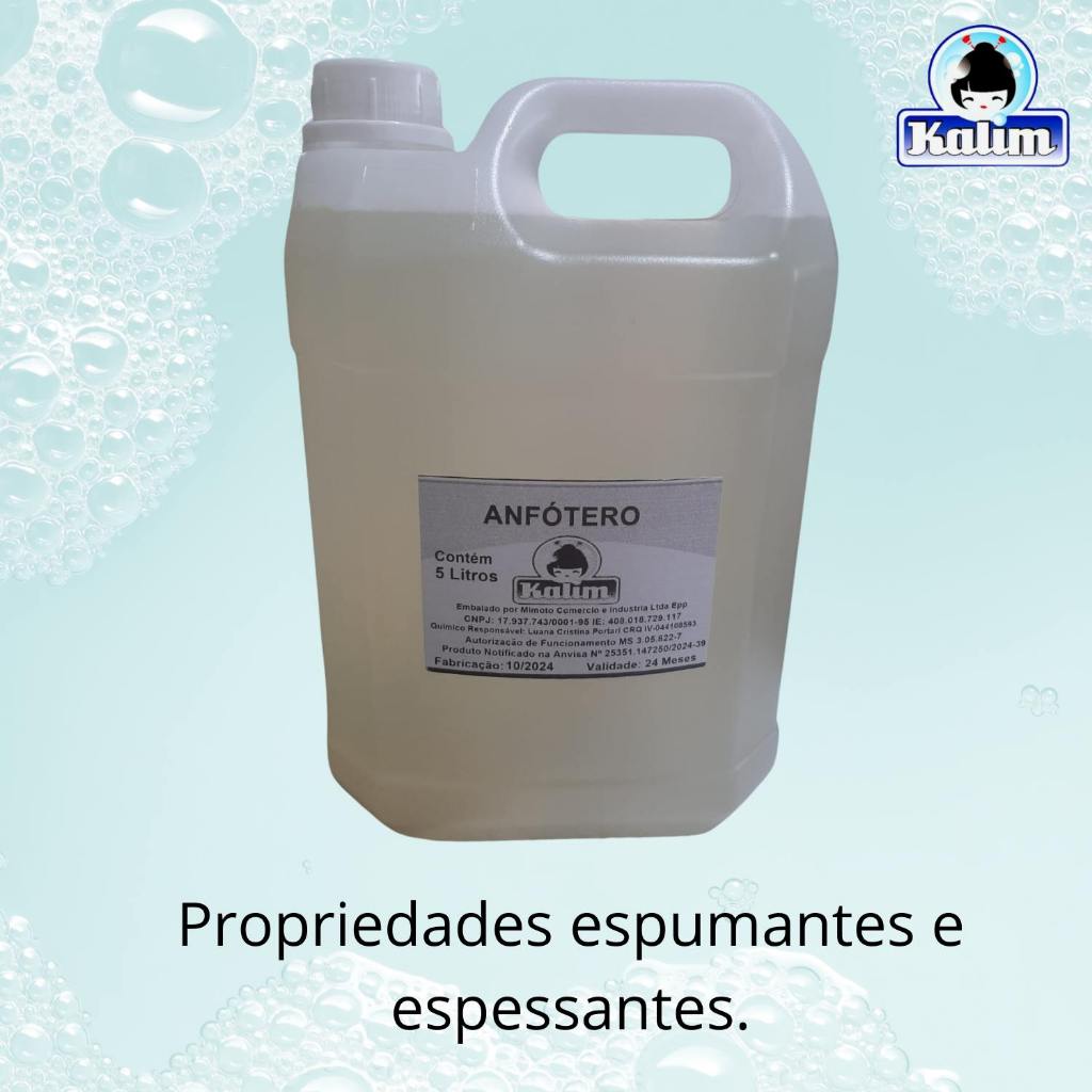 Anfótero Importado Espessante Para Engrossar Produtos De Limpeza 5 Litros