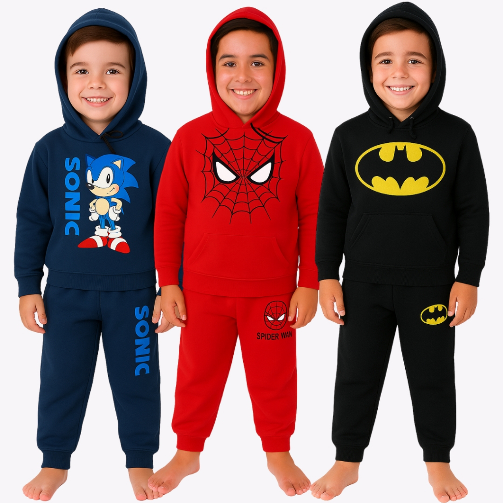 Conjunto Infantil de Moletom Premium
