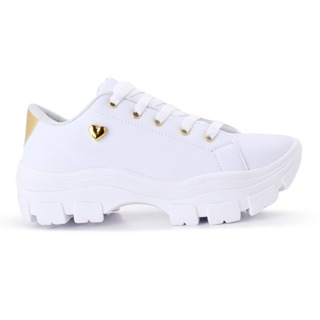 Tênis Feminino Plataforma Confortável Casual Sola Pintada Dia a Dia em Oferta na Shopee