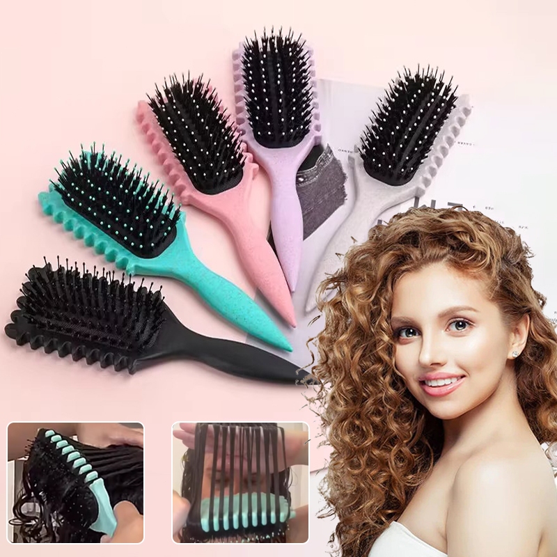 Escova Modeladora Bounce Curl Defining Com Almofada De Ar Para Massagem E Ondulação em Oferta na Shopee