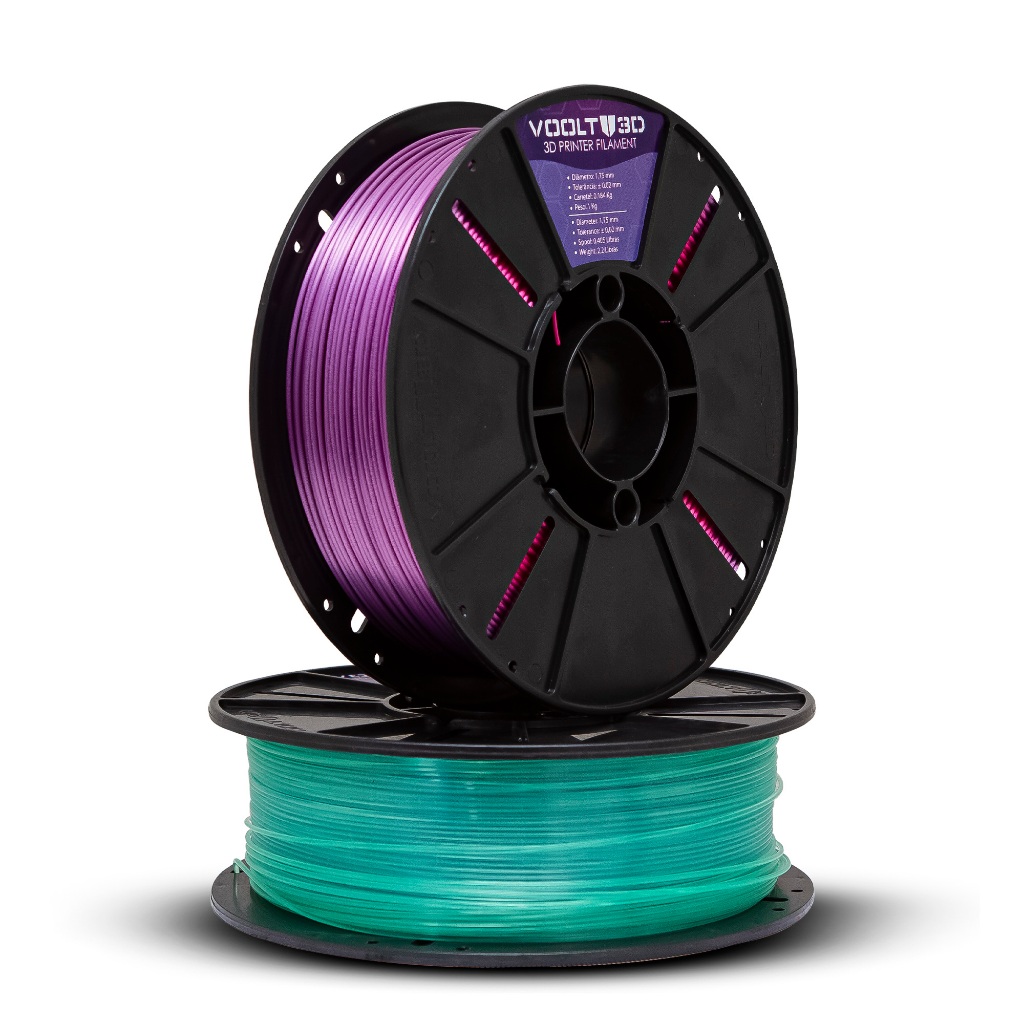 Filamento PETG Troca de Cor 1kg Outlet - Para Impressora 3D FDM - Voolt3D Oficial em Oferta na Shopee