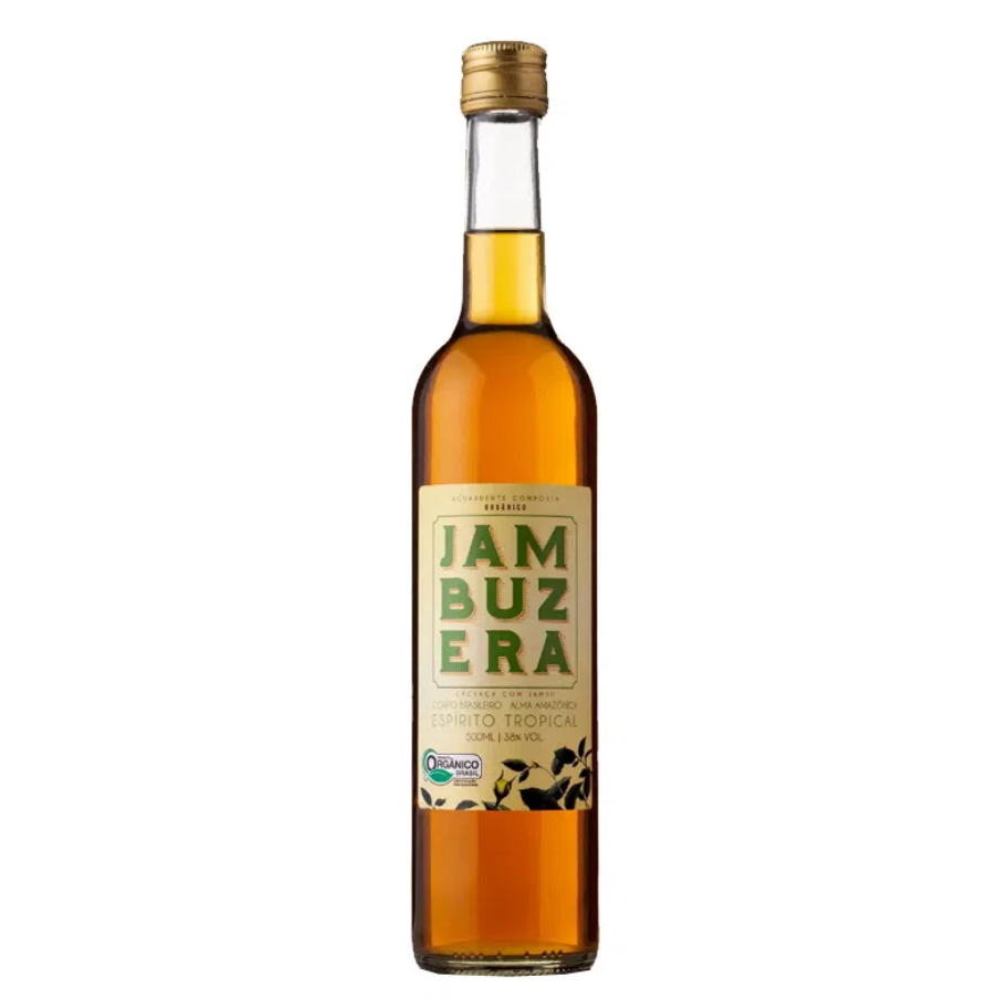 CACHACA JAMBUZERA GARRAFA 500ML em Oferta na Shopee