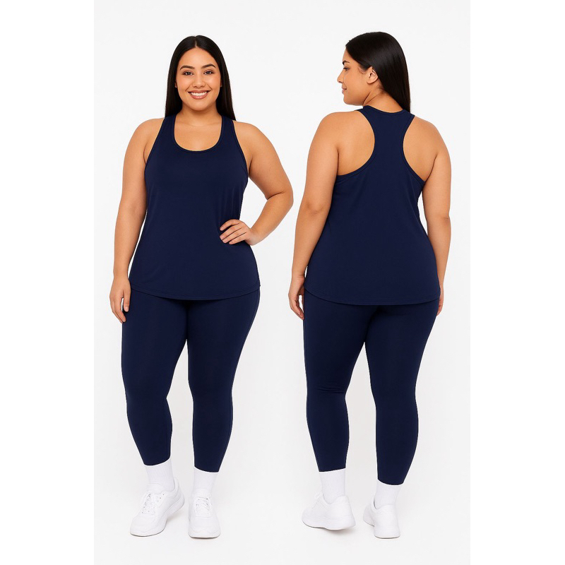 REGATA NADADOR MODA FITNESS  PLUS SIZE em Oferta na Shopee