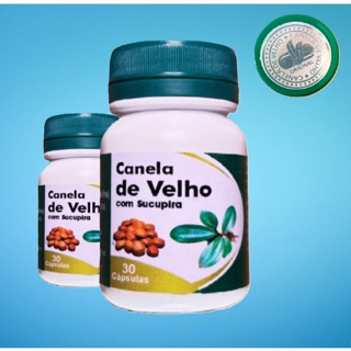 Canela de Velho 100% Natural Original kit 2 potes com 30 capsulas. em Oferta na Shopee