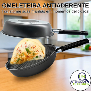 Frigideira Antiaderente Omeleteira Panela Para Omelete 18 cm Colore