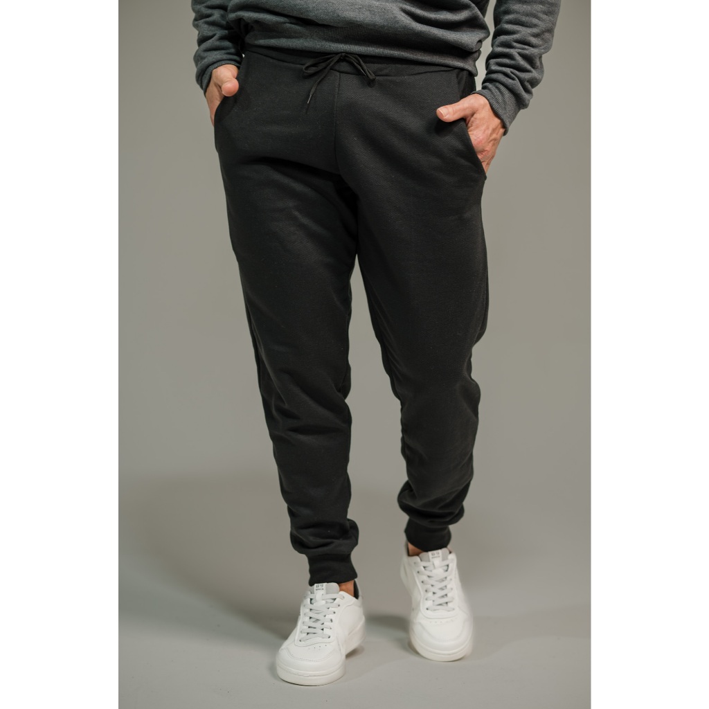 Calça Moletom Masculina Jogger Slim Fit Básica Lisa M9