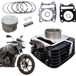 KIT Cilindro Motor Apache 150 Pistão E Anéis Kit Completo