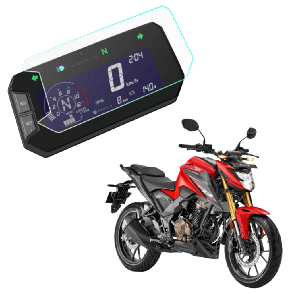 Protetor De Tela Cb 300f Twister Película Painel Anti-risco Cb-300 F Twister Proteção Honda