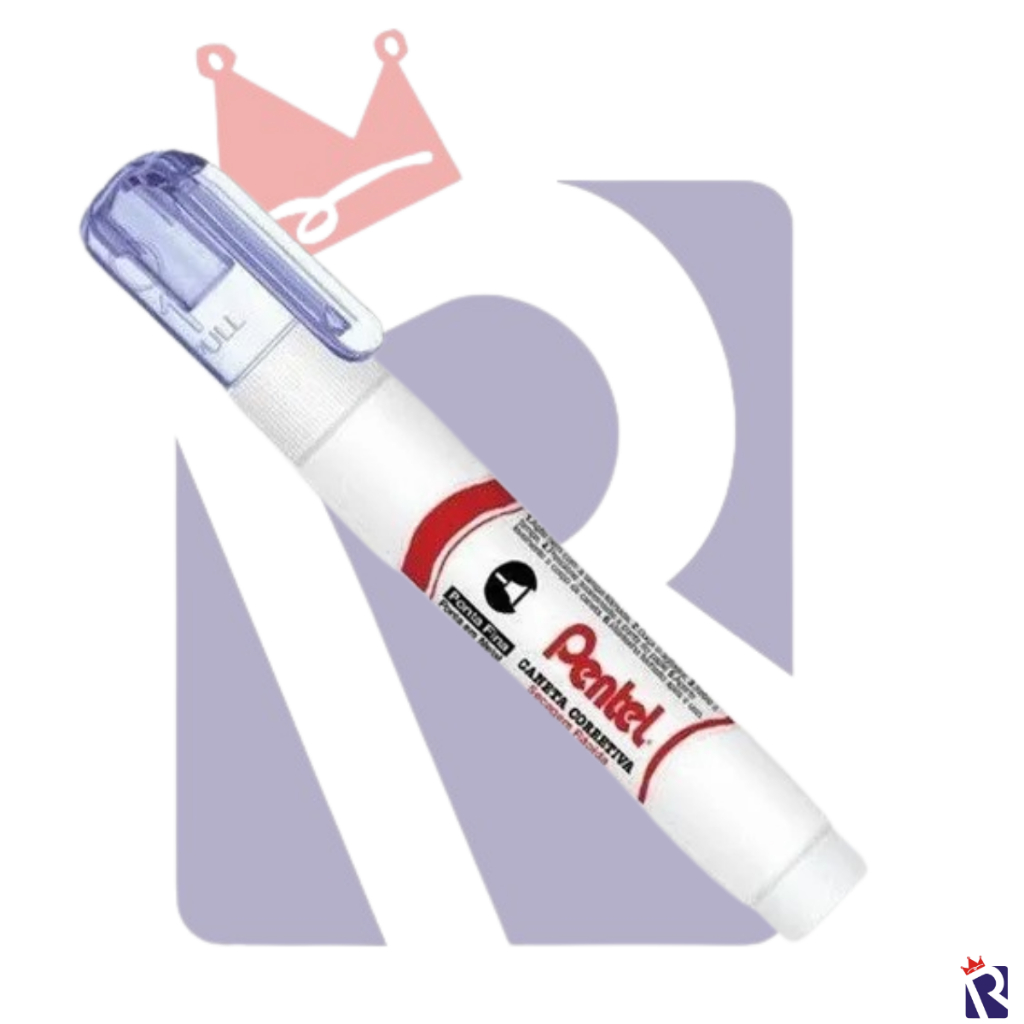 CANETA CORRETIVA PONTA FINA PENTEL 4,2ML