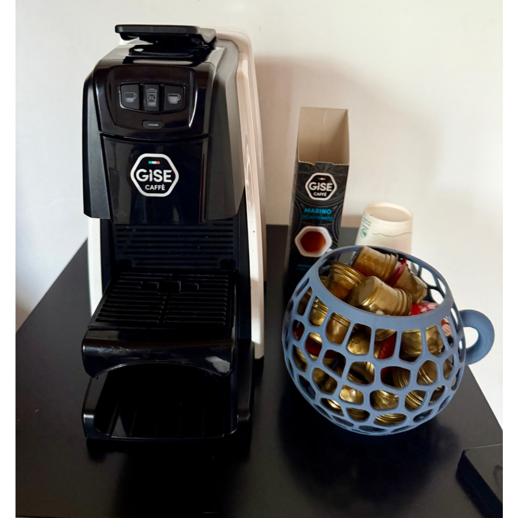 Dispenser Porta Cápsulas Café em Formato de Xícara Organizador Moderno